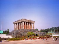 The Mausoleum of Ho Chi Minh in Hanoi